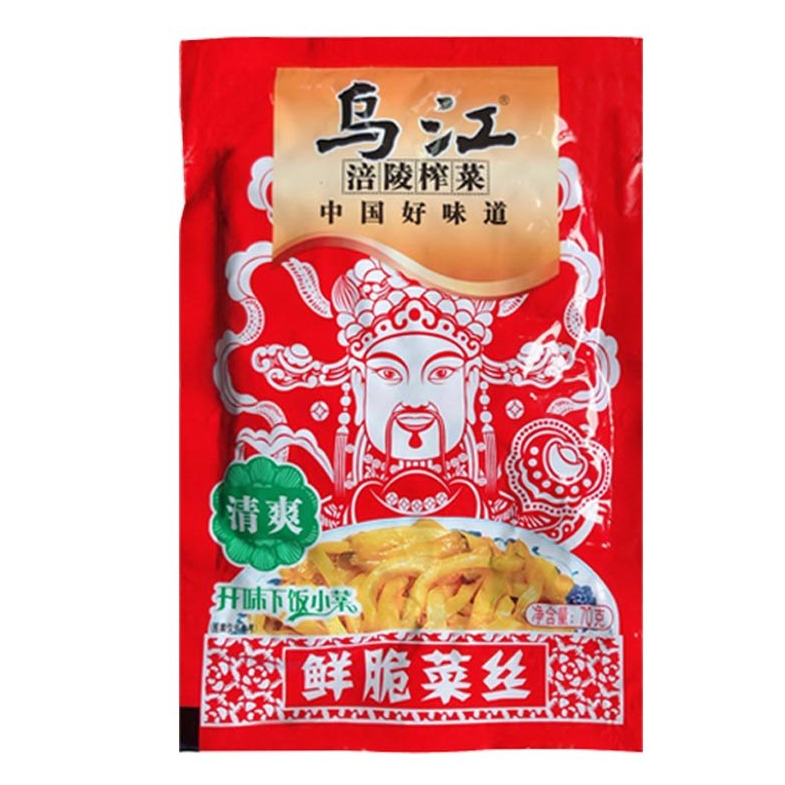 乌江鲜脆菜丝清爽 (不辣)榨菜 80g/袋 - 1