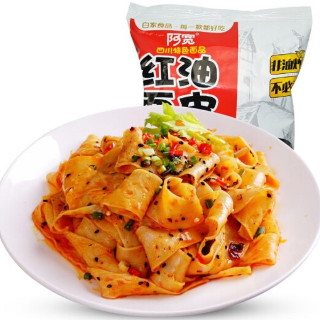 阿宽红油面皮115g/袋 麻辣味 - 1