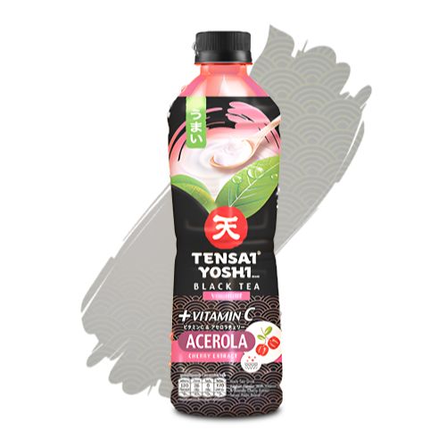 TENSAI YOSHI : 酸奶味红茶 添加维生素C与针叶樱桃提取物 (440 毫升) - 1
