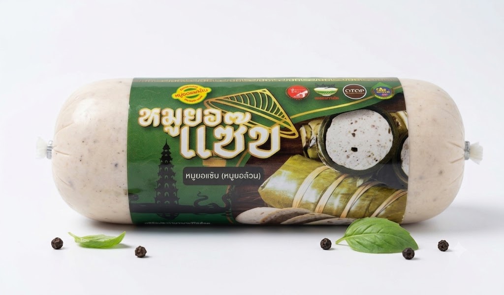 แม่ถ้วน หมูยอแซ่บหมูล้วน 500 กรัม - 2