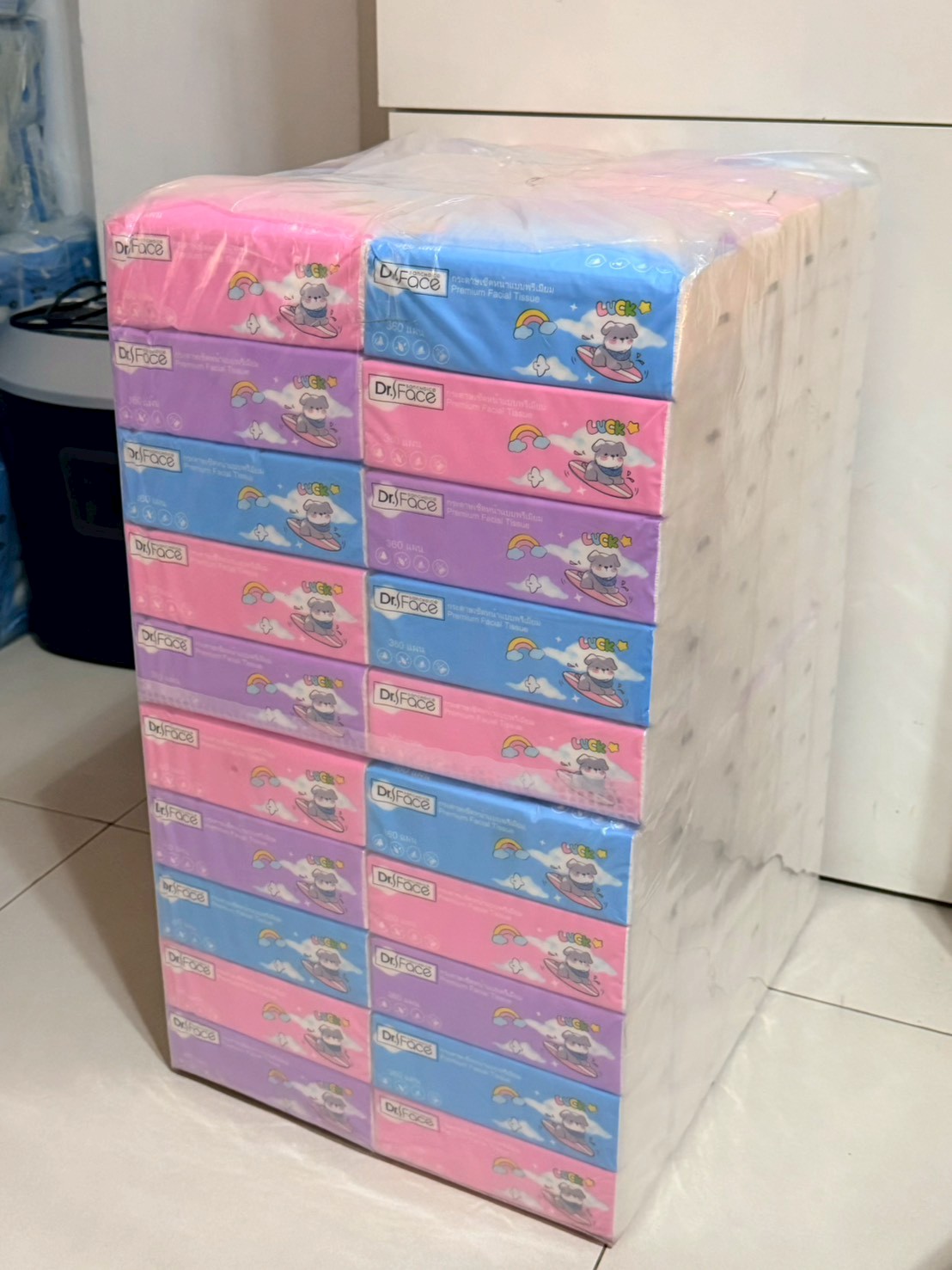Dr. Face กระดาษทิชชู่เช็ดหน้าพรีเมียม (ห่อใหญ่) - 5