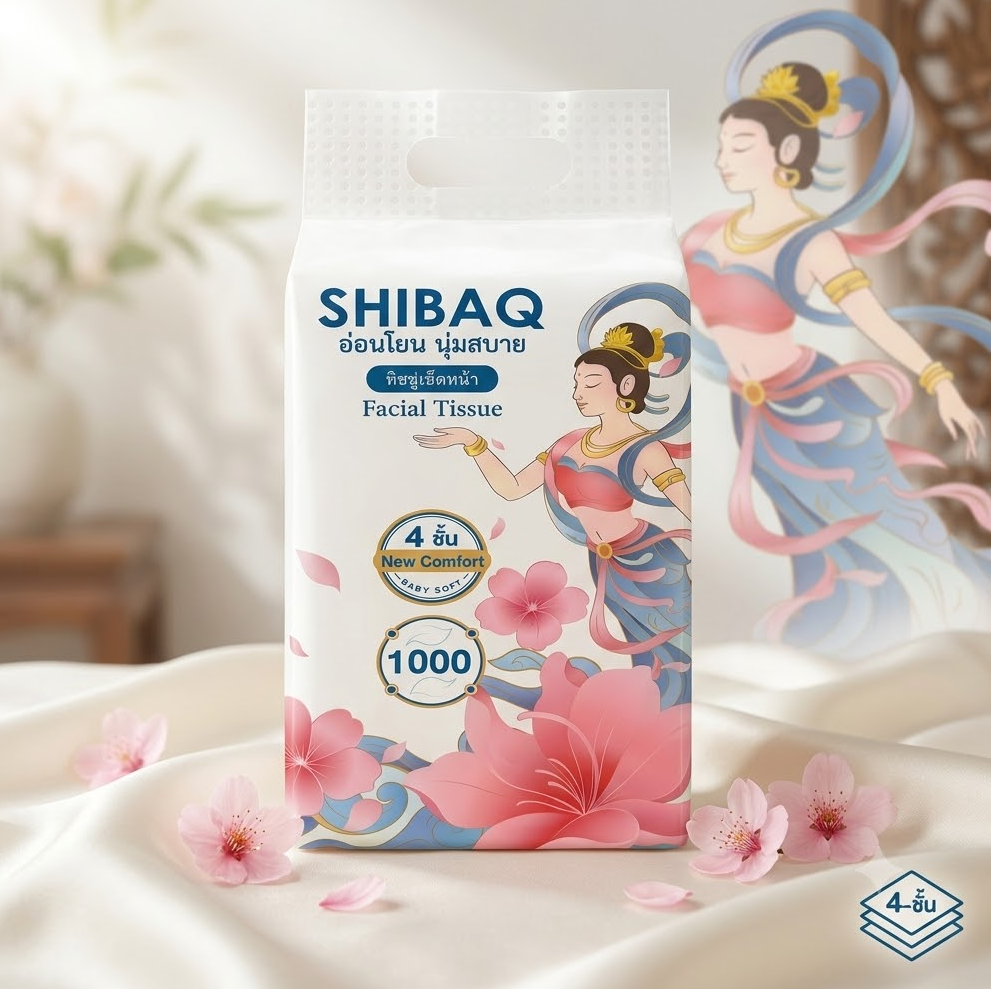 SHIBAQ 悬挂式抽纸（超值大容量） - 1