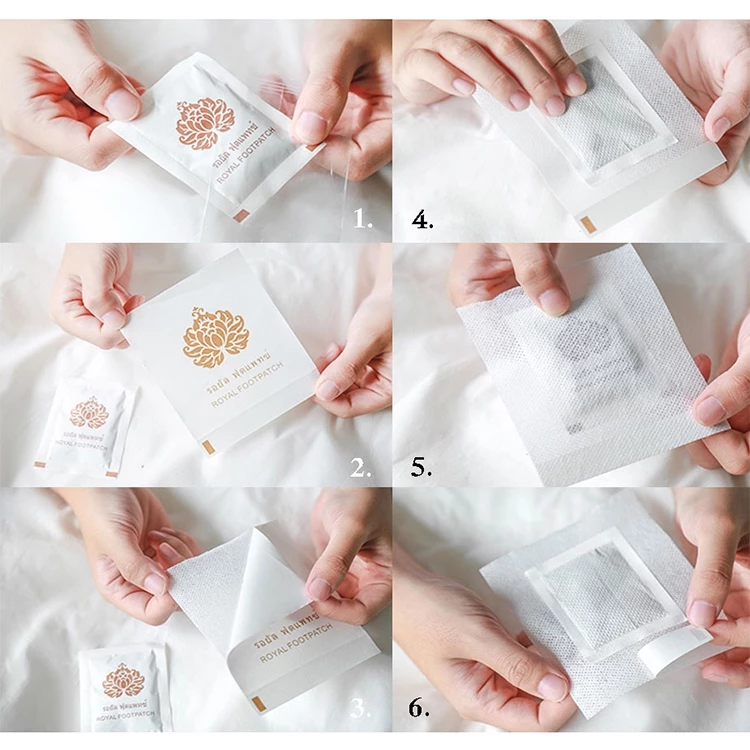 Gold Princess Royal Foot Patch (บรรจุ 10 ชิ้น) ต่อซอง - 8