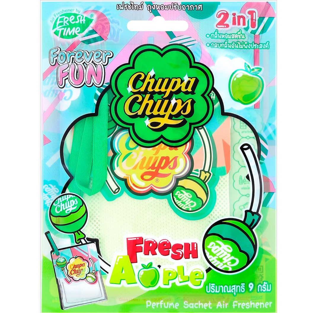 Fresh Time 珍宝珠 (Chupa Chups) 香薰挂袋 - 清爽苹果香 (9克) - 1