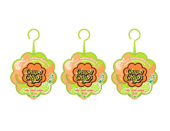 FRESH TIME Solid Air Freshener: CHUPA CHUPS Edition - Happy Melon Scent (60 g.) - 8