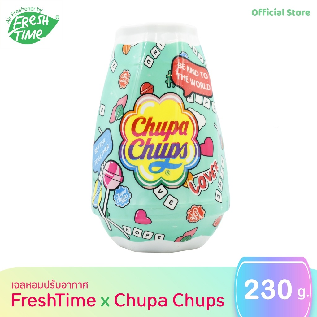 FRESH TIME Scented Gel Air Freshener: CHUPA CHUPS Edition - Valentine Lover Scent (230 g.) - 5