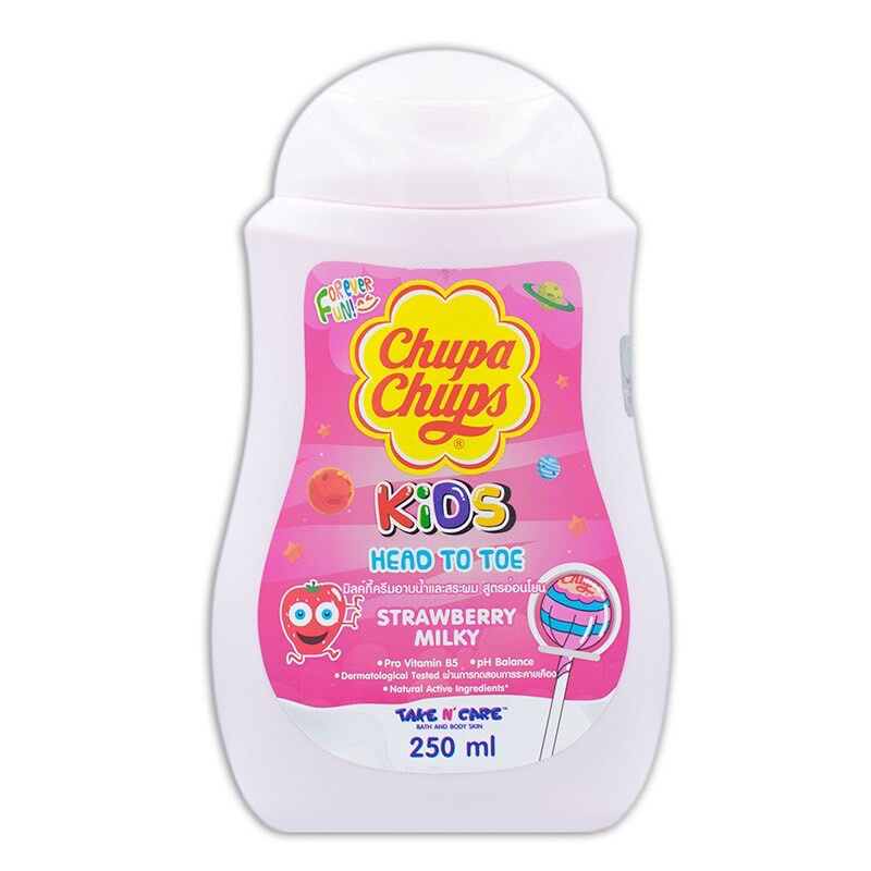 เทคแอนด์แคร์ จูปาจุ๊ปส์ คิดส์ เฮดทูโท กลิ่นสตรอเบอร์รี่ (250 มิลลิลิตร) - 2