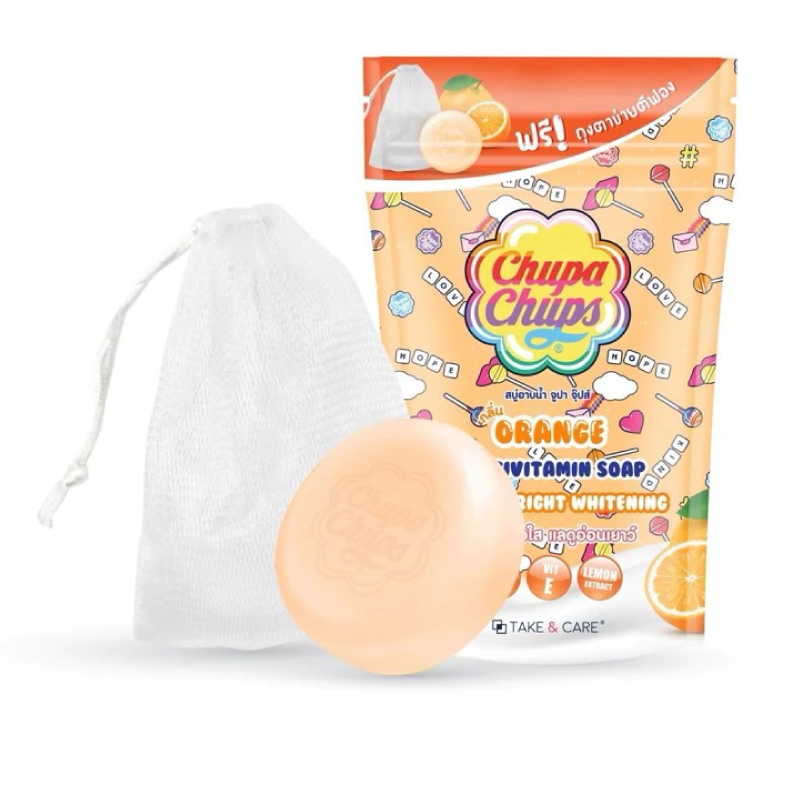 TAKE & CARE Vitamin Soap: CHUPA CHUPS Edition - Orange Scent (80 g.) - 1
