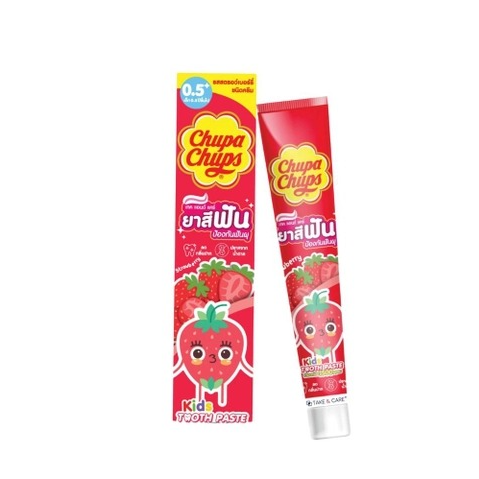 TAKE & CARE Kids Toothpaste: CHUPA CHUPS Edition - Strawberry Flavor (40 g.) - 1