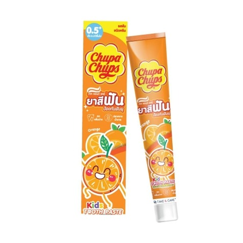 TAKE & CARE Kids Toothpaste: CHUPA CHUPS Edition - Orange Flavor (40 g.) - 1