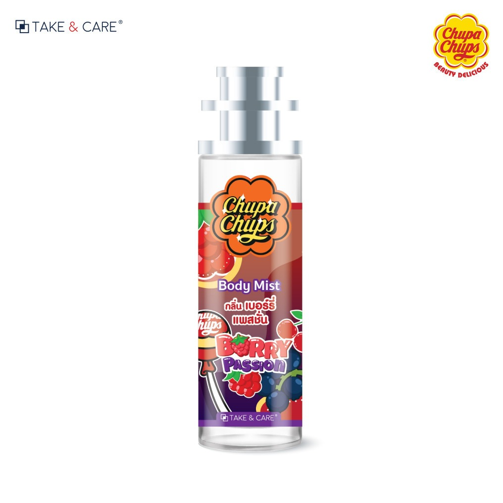 TAKE & CARE Body Mist: CHUPA CHUPS Edition - Berry Passion Scent (30 ml.) - 1