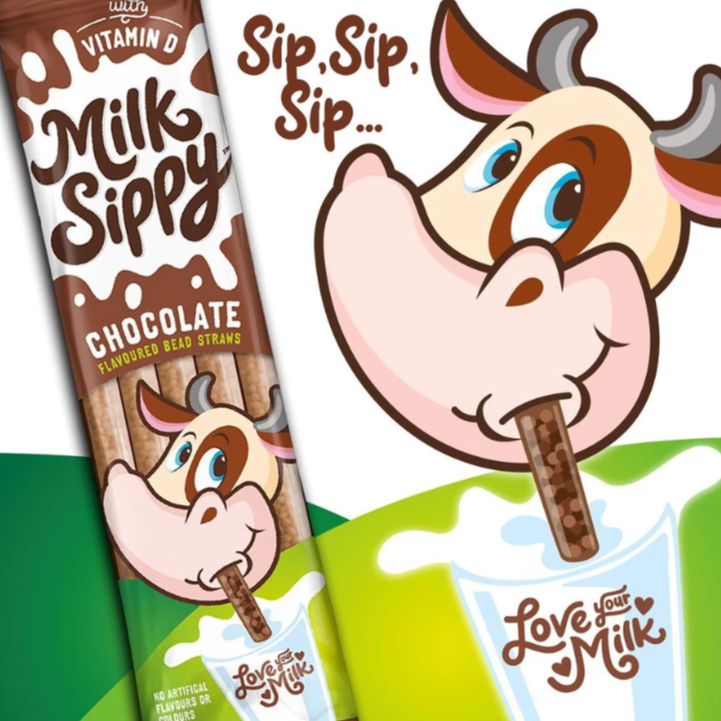 Milk Sippy 巧克力味神奇牛奶吸管 (30克 : 5支 x 6克) - 1
