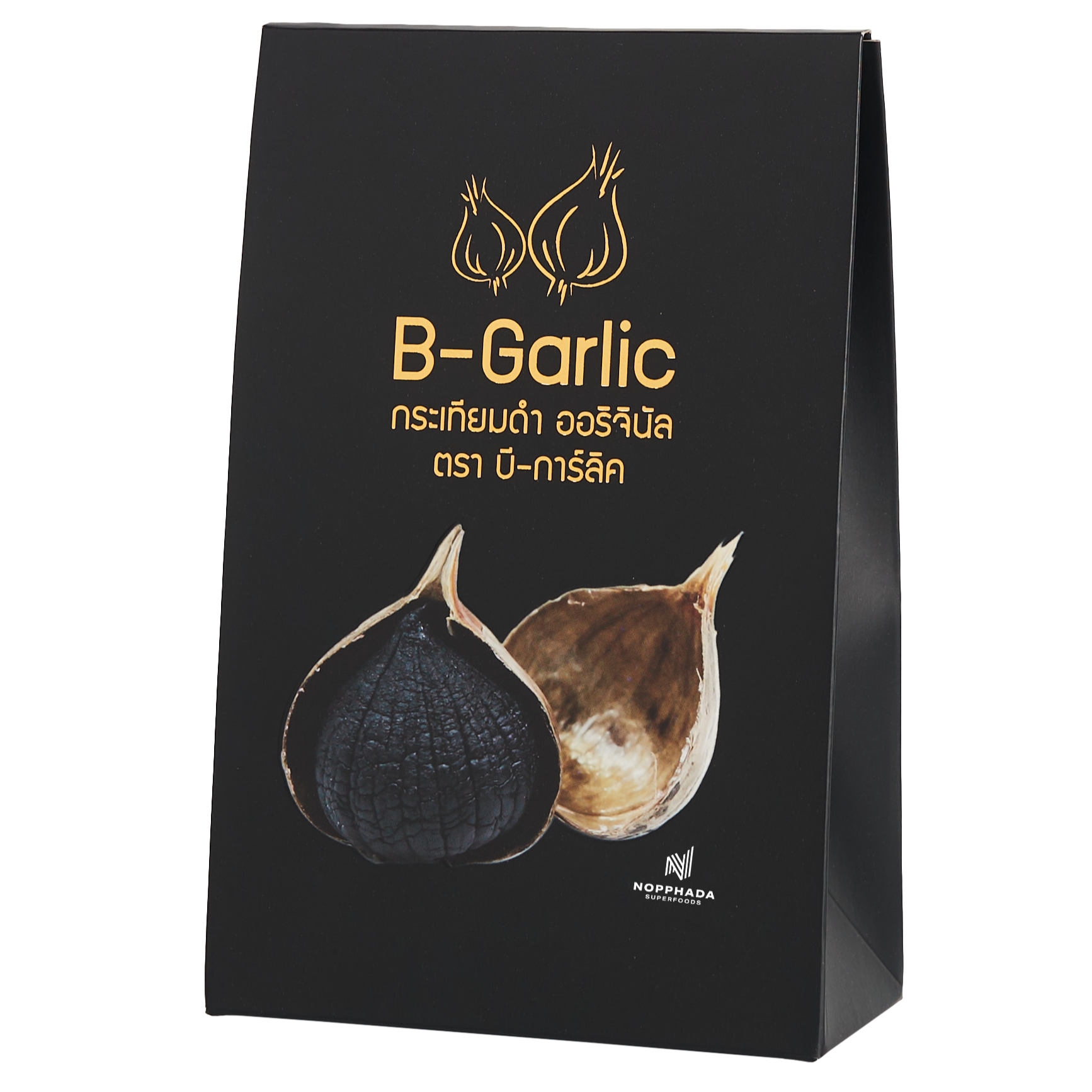 B-Garlic – Whole Fermented Black Garlic with Peels (100g) - 1