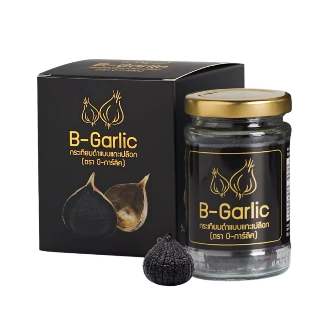 B-Garlic – Peeled Fermented Black Garlic in Ready-to-Eat Jar (60g) - 1