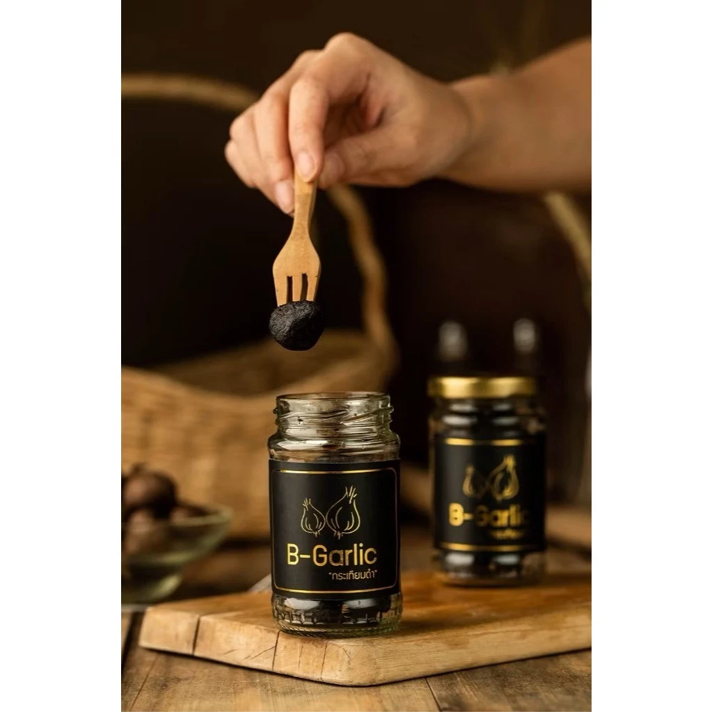 B-Garlic 免剥皮罐装即食发酵黑蒜 (60克) - 5
