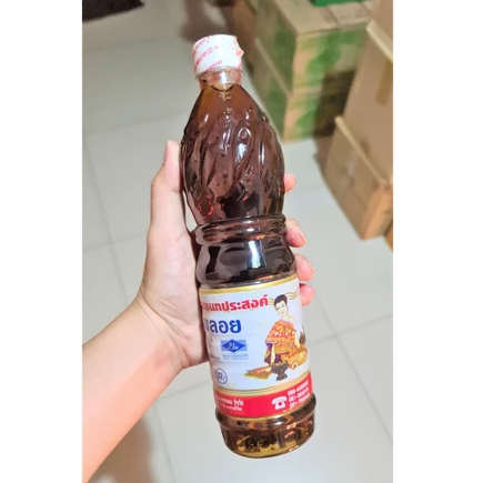 น้ำปลาแท้ ตราแม่พลอย (ขวดพลาสติก PET) 700 มล. - 1