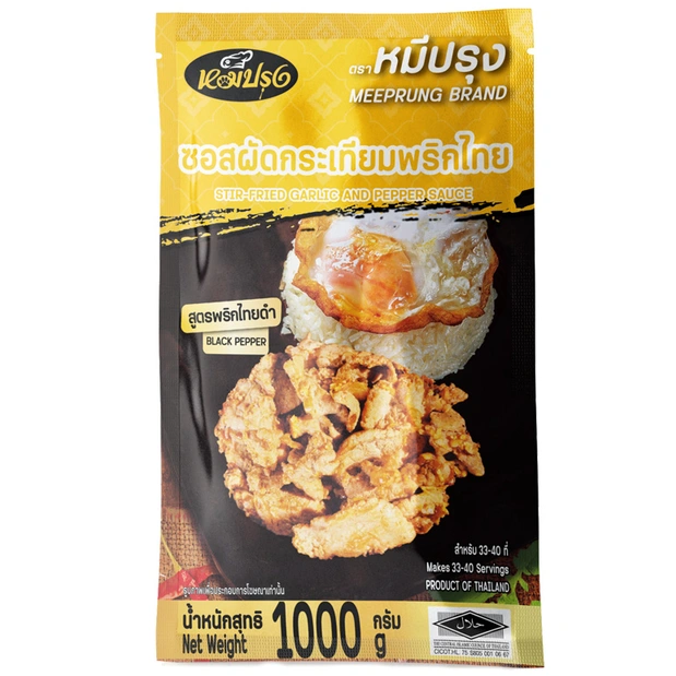 Mee-Prung Garlic & Black Pepper Stir-Fry Sauce 1kg - 1