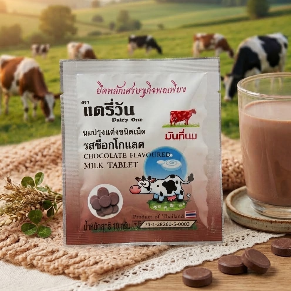 Dairy One Chocolate Milk Tablets (10g : Sachet / 120g : Box) - 1