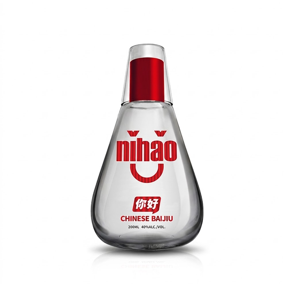 Ni Hao Chinese Baijiu Alc 40% 200 ml - 1