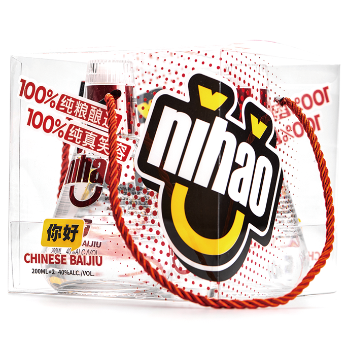 Ni Hao Chinese Baijiu Alc 40% 200 ml - 2