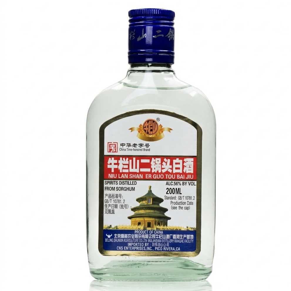 Niu Lan Shan Er Guo Tou Bai Jiu Alc 56% 200 ml - 1