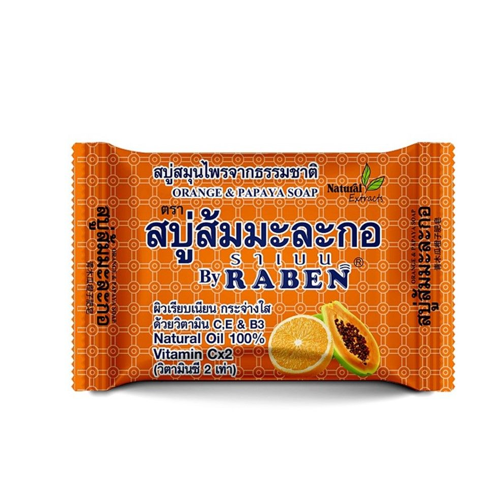 Raben Orange & Papaya Soap 130g - 1