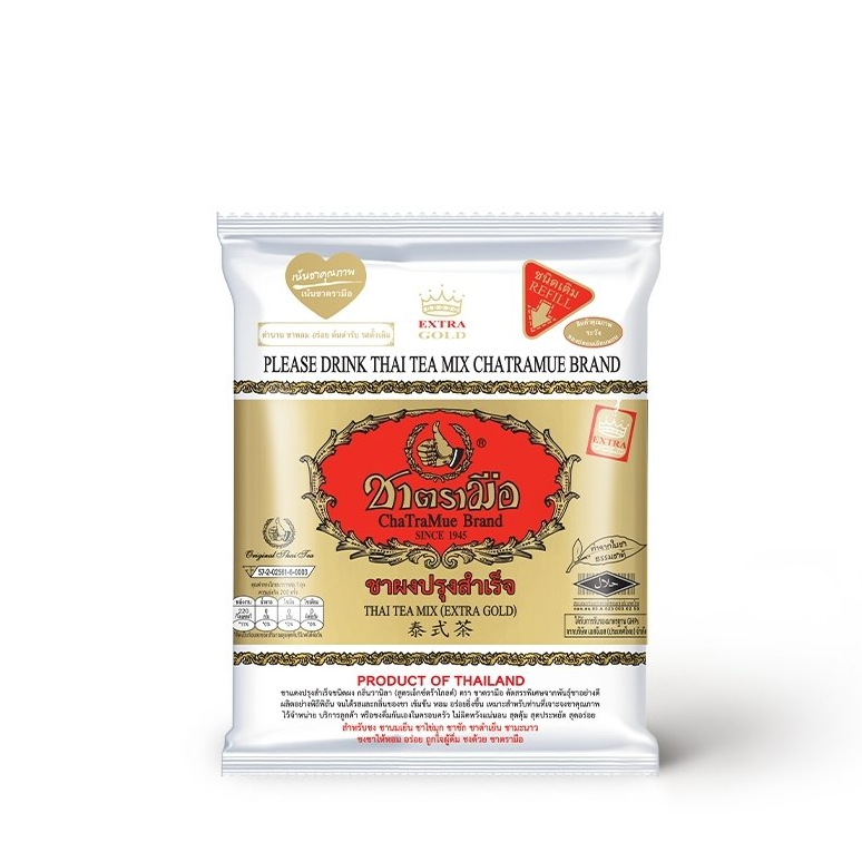 ChaTraMue Brand Thai Tea Extra Gold 400g - 1