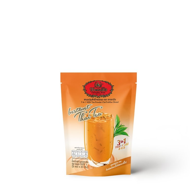 ChaTraMue Brand 3in1 Instant Thai Tea - 1