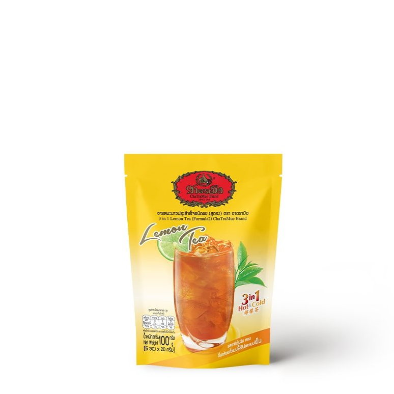 ChaTraMue Brand 3in1 Instant Lemon Tea - 1
