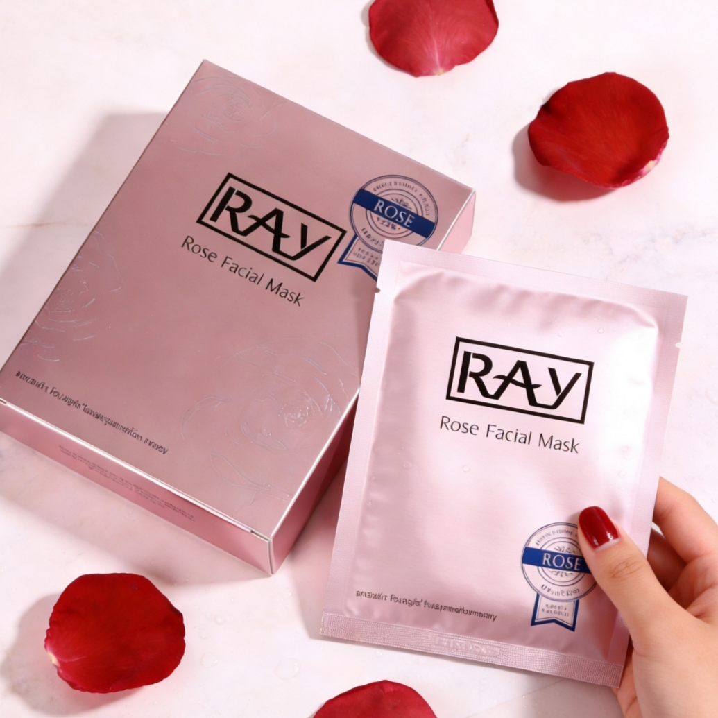 RAY 玫瑰纯露蚕丝面膜（深层保湿紧致） - 1