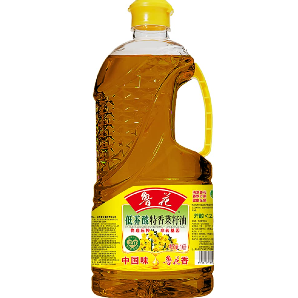 鲁花 低芥酸浓香菜籽油（物理压榨/非转基因） - 1
