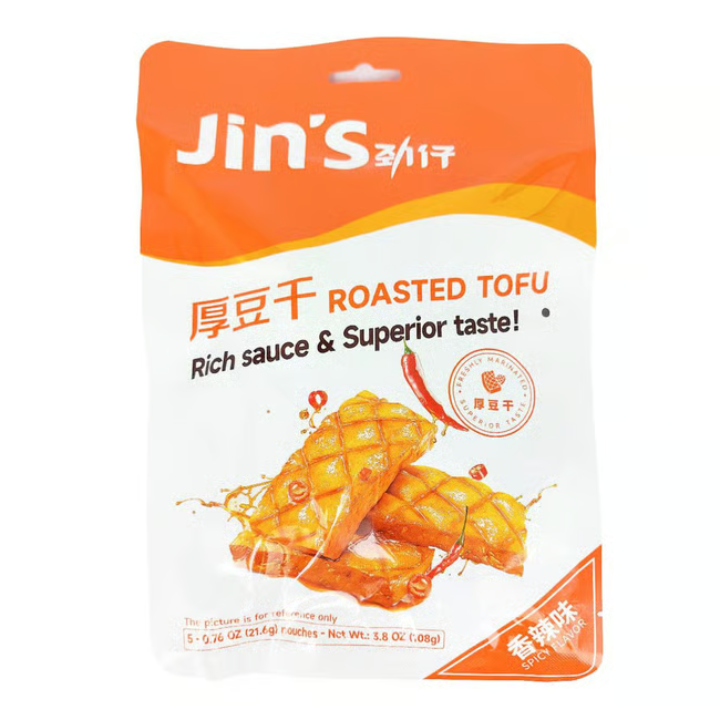 Jinzai Roasted Tofu Spicy Snacks - 1