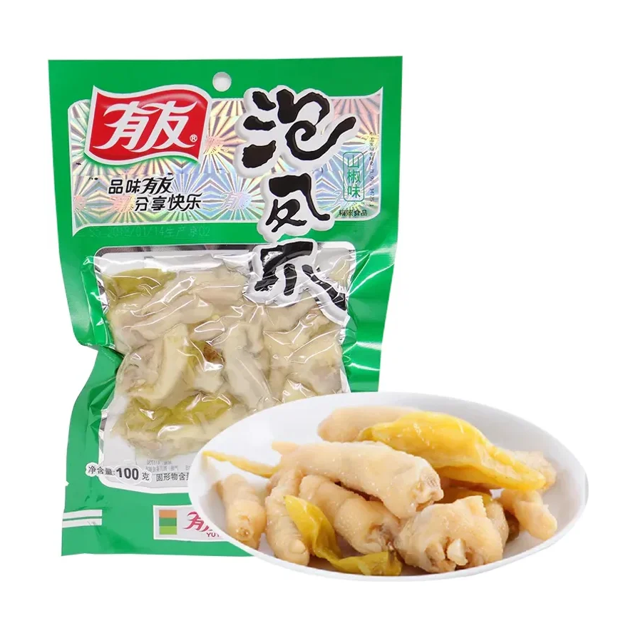 Youyou Pickled Chilli Chicken Feet (Youyou Paojiao Fengzhua) - 1